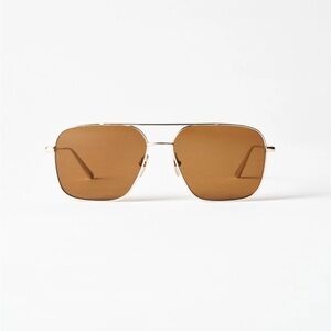 Chimi Aviator Sunglasses Brown